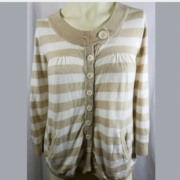 Banana Republic Button Front Cardigan Size Medium - Picture 1 of 4